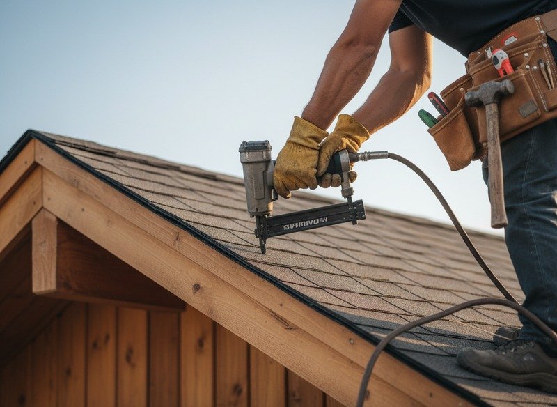 New asphalt shingle roof